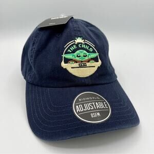 Star Wars | NEW Navy The Child Baby Yoda Dad Hat Adjustable Baseball Cap Disney